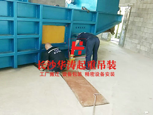 长沙县六中设备吊装